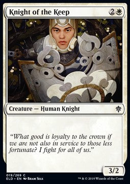 Knight of the Keep - Throne of Eldraine (Common) [ELD-19]