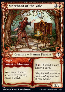 Merchant of the Vale // Haggle - Throne of Eldraine: Extras (Common) [XELD-293]
