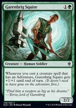 Garenbrig Squire - Throne of Eldraine (Common) [ELD-158]