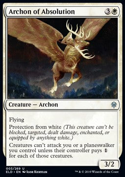Archon of Absolution - Throne of Eldraine (Uncommon) [ELD-3]