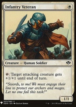 Infantry Veteran - Mystery Booster (Common) [MYS-3]