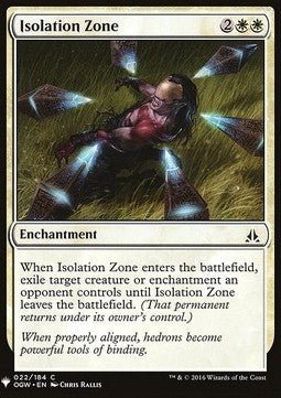 Isolation Zone - Mystery Booster (Common) [MYS-22]