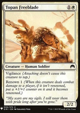 Topan Freeblade - Mystery Booster (Common) [MYS-36]