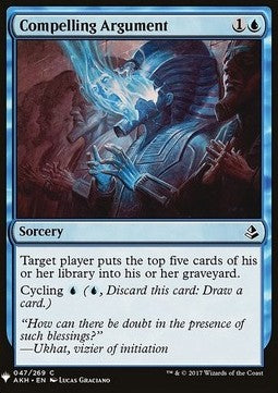 Compelling Argument - Mystery Booster (Common) [MYS-47]