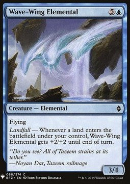 Wave-Wing Elemental - Mystery Booster (Common) [MYS-88]