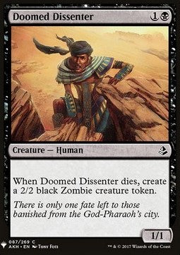 Doomed Dissenter - Mystery Booster (Common) [MYS-87]