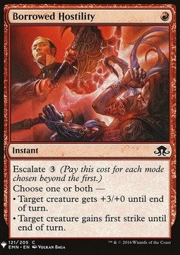 Borrowed Hostility - Mystery Booster (Common) [MYS-121]