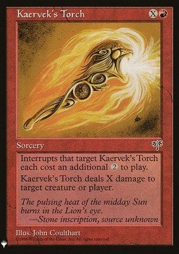 Kaervek's Torch - Mystery Booster (Common) [MYS-185]
