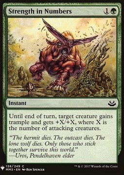 Strength in Numbers - Mystery Booster (Common) [MYS-138]