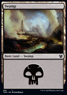 Swamp (V.1) - Theros Beyond Death: Extras (Land) [XTHB-282]