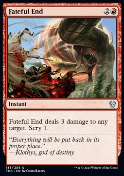 Fateful End - Theros Beyond Death (Uncommon) [THB-133]