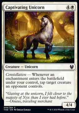 Captivating Unicorn - Theros Beyond Death (Common) [THB-6]
