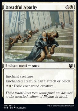 Dreadful Apathy - Theros Beyond Death (Common) [THB-11]