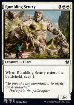Rumbling Sentry - Theros Beyond Death (Common) [THB-35]