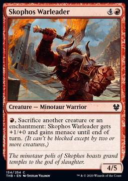Skophos Warleader - Theros Beyond Death (Common) [THB-154]