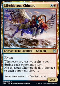 Mischievous Chimera - Theros Beyond Death (Uncommon) [THB-223]