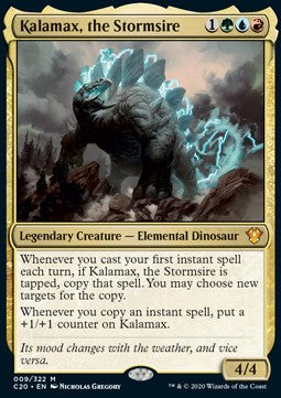 Kalamax, the Stormsire (V.1) - Commander: Ikoria (Mythic) [C20-9]