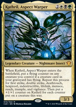 Kathril, Aspect Warper (V.1) - Commander: Ikoria (Mythic) [C20-10]