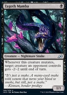 Zagoth Mamba - Ikoria: Lair of Behemoths (Uncommon) [IKO-106]