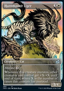 Huntmaster Liger (V.1) - Ikoria: Lair of Behemoths: Extras (Uncommon) [XIKO-280]
