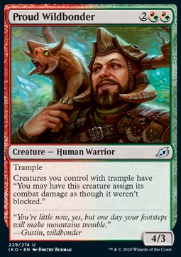 Proud Wildbonder - Ikoria: Lair of Behemoths (Uncommon) [IKO-229]