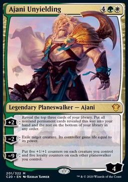 Ajani Unyielding - Commander: Ikoria (Mythic) [C20-201]