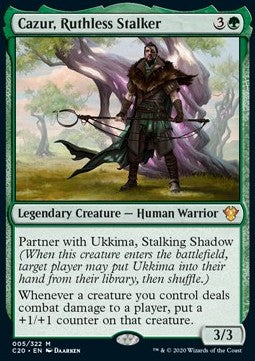 Cazur, Ruthless Stalker - Commander: Ikoria (Mythic) [C20-5]
