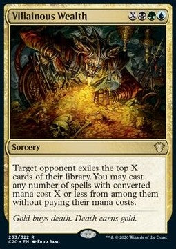 Villainous Wealth - Commander: Ikoria (Rare) [C20-233]