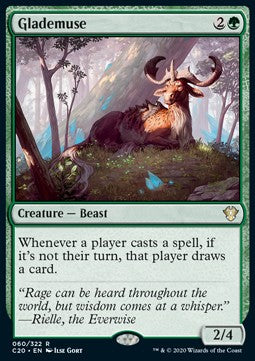 Glademuse - Commander: Ikoria (Rare) [C20-60]