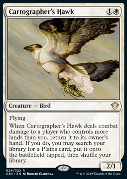 Cartographer's Hawk - Commander: Ikoria (Rare) [C20-24]