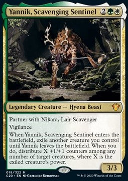 Yannik, Scavenging Sentinel - Commander: Ikoria (Mythic) [C20-19]