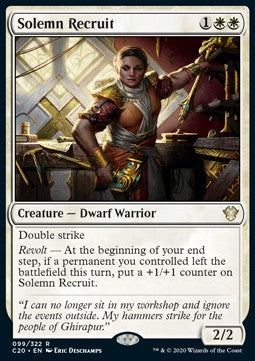 Solemn Recruit - Commander: Ikoria (Rare) [C20-99]