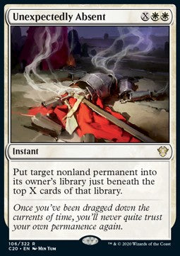 Unexpectedly Absent - Commander: Ikoria (Rare) [C20-106]