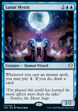 Lunar Mystic - Commander: Ikoria (Rare) [C20-115]