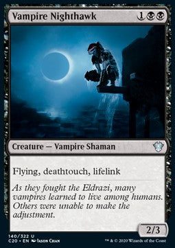 Vampire Nighthawk - Commander: Ikoria (Uncommon) [C20-140]