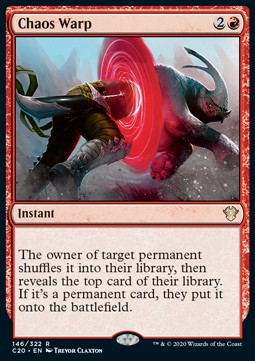 Chaos Warp - Commander: Ikoria (Rare) [C20-146]