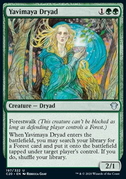 Yavimaya Dryad - Commander: Ikoria (Uncommon) [C20-197]