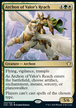 Archon of Valor's Reach - Commander: Ikoria (Rare) [C20-202]