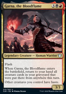 Garna, the Bloodflame - Commander: Ikoria (Uncommon) [C20-213]