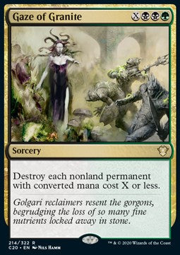 Gaze of Granite - Commander: Ikoria (Rare) [C20-214]