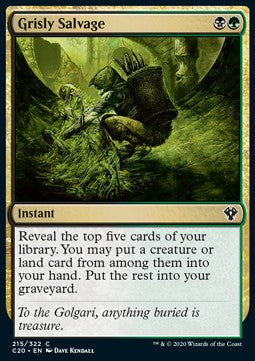 Grisly Salvage - Commander: Ikoria (Common) [C20-215]