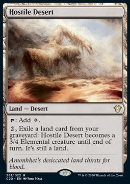 Hostile Desert - Commander: Ikoria (Rare) [C20-281]