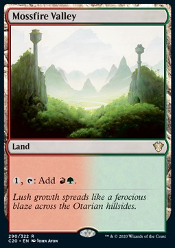 Mossfire Valley - Commander: Ikoria (Rare) [C20-290]