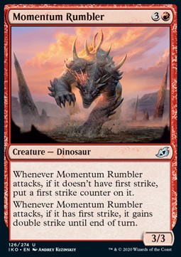 Momentum Rumbler - Ikoria: Lair of Behemoths (Uncommon) [IKO-126]