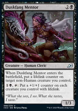 Duskfang Mentor - Ikoria: Lair of Behemoths (Uncommon) [IKO-86]