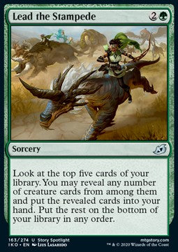 Lead the Stampede - Ikoria: Lair of Behemoths (Uncommon) [IKO-163]