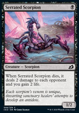Serrated Scorpion - Ikoria: Lair of Behemoths (Common) [IKO-99]