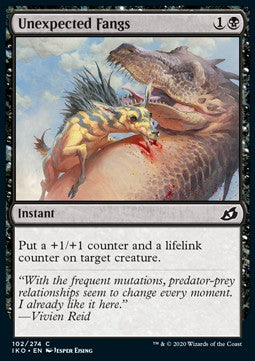 Unexpected Fangs - Ikoria: Lair of Behemoths (Common) [IKO-102]