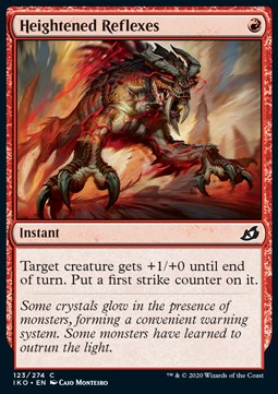 Heightened Reflexes - Ikoria: Lair of Behemoths (Common) [IKO-123]