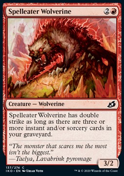 Spelleater Wolverine - Ikoria: Lair of Behemoths (Common) [IKO-137]